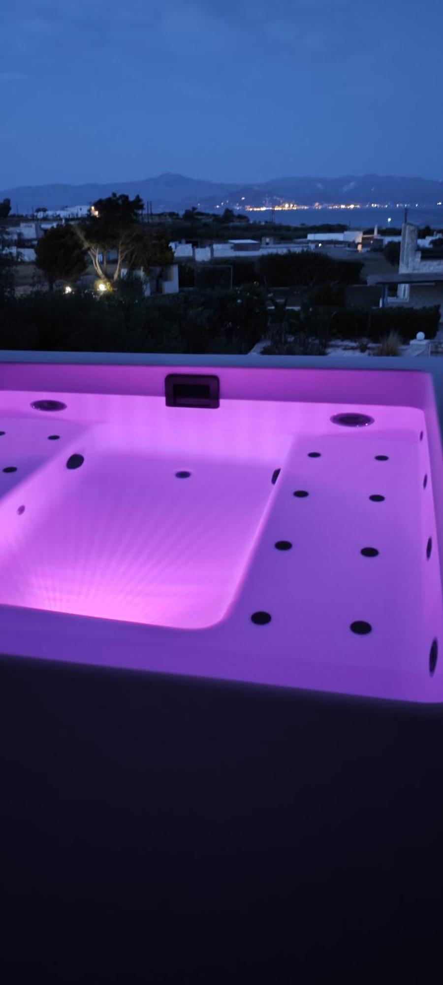 Island Magic - Seaview Villa With Jacuzzi Pool Ambelas Eksteriør bilde